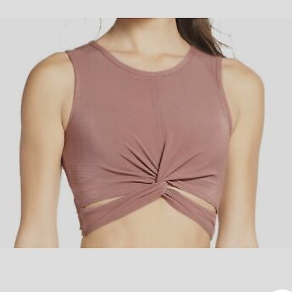 Onzie Tops - Onzie Front Twist Cropped Top